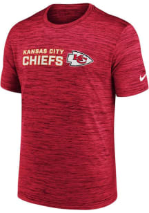 Nike Kansas City Chiefs Red Velocity Stack Short Sleeve T Shirt
