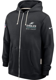 Nike Philadelphia Eagles Mens Black Sideline Long Sleeve Full Zip Jacket
