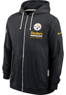 Nike Pittsburgh Steelers Mens Black Sideline Long Sleeve Full Zip Jacket
