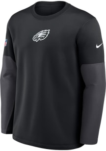 Nike Philadelphia Eagles Mens Black Sideline Long Sleeve Sweatshirt