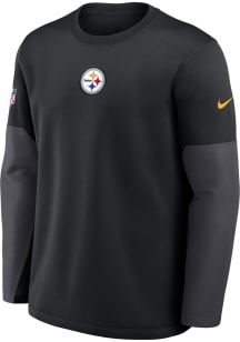 Nike Pittsburgh Steelers Mens Black Sideline Long Sleeve Sweatshirt