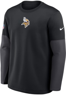 Nike Minnesota Vikings Mens Black Sideline Long Sleeve Sweatshirt