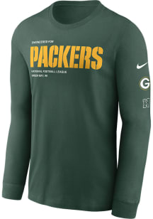 Nike Green Bay Packers Green Legend Long Sleeve T Shirt