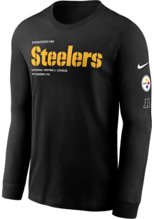 Nike Pittsburgh Steelers Black Legend Long Sleeve T Shirt
