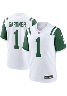 Ahmad Gardner  Nike New York Jets White Alt Game Football Jersey