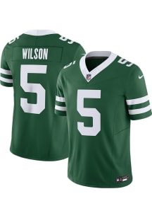 Garrett Wilson Nike New York Jets Mens Green Home Limited Football Jersey