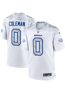 Keon Coleman  Nike Buffalo Bills White Alt Game Football Jersey