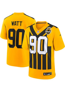 TJ Watt  Nike Pittsburgh Steelers Gold Alt Game Football Jersey