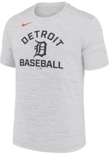 Nike Detroit Tigers White Team City Velocity Short Sleeve T Shirt
