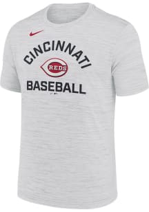 Nike Cincinnati Reds White Team City Velocity Short Sleeve T Shirt