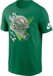 Nike Philadelphia Eagles Kelly Green Retro Rewind Essential Short Sleeve T Shirt