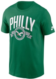 Nike Philadelphia Eagles Kelly Green Rewind Front and Back Hit Short Sleeve T Shirt
