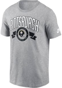 Nike Pittsburgh Steelers Grey Rewind Front and Back Hit Short Sleeve T Shirt