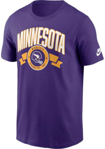 Nike Minnesota Vikings Purple Rewind Front and Back Hit Short Sleeve T Shirt