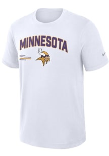 Nike Minnesota Vikings White Primetime Slub Short Sleeve Fashion T Shirt