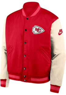 Nike Kansas City Chiefs Mens Red Rewind Legacy Medium Weight Jacket