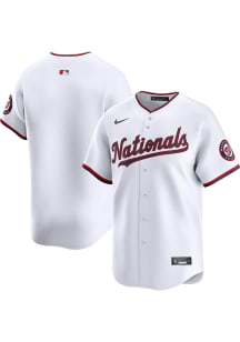 Nike Washington Nationals Mens White Home Limited Baseball Jersey