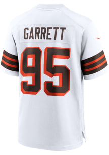 Myles Garrett  Nike Cleveland Browns White Alternate Game Football Jersey