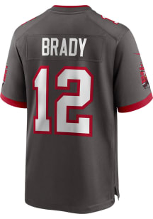 Tom Brady  Nike Tampa Bay Buccaneers Brown Alternate Game Football Jersey