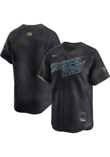 Nike Tampa Bay Rays Mens Black City Connect Limited Baseball Jersey
