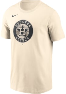 Nike Houston Astros White Camo Club Crew Short Sleeve T Shirt