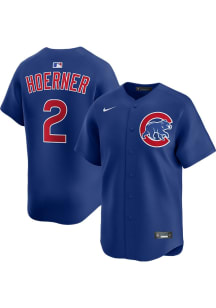 Nico Hoerner Nike Chicago Cubs Mens Blue Alt Limited Baseball Jersey