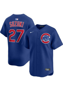 Seiya Suzuki Nike Chicago Cubs Mens Blue Alt Limited Baseball Jersey