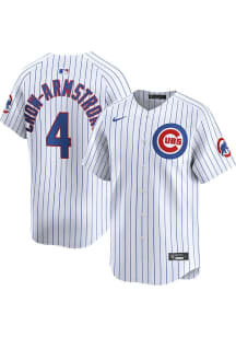 Pete Crow-Armstrong Nike Chicago Cubs Mens White Home Limited Baseball Jersey