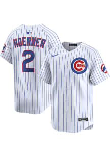 Nico Hoerner Nike Chicago Cubs Mens White Home Limited Baseball Jersey