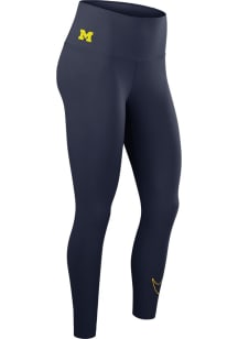 Nike Michigan Wolverines Womens Blue 7/8 Pants