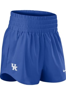 Nike Kentucky Wildcats Womens Blue High Rise Shorts