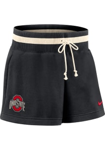 Nike Ohio State Buckeyes Womens Black Phoenix Shorts