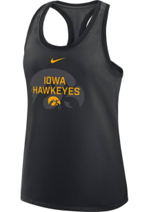 Nike Iowa Hawkeyes Womens Black Racerback Tank Top