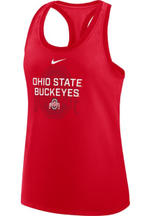 Nike Ohio State Buckeyes Womens Red Racerback Tank Top