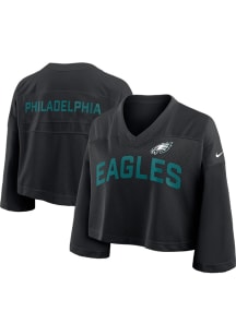 Philadelphia Eagles Womens Nike Jersey Fashion Football Jersey - Black