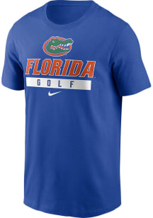 Nike Florida Gators Blue Golf Short Sleeve T Shirt