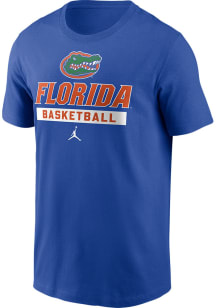 Nike Florida Gators Blue Jordan Basketball Short Sleeve T Shirt