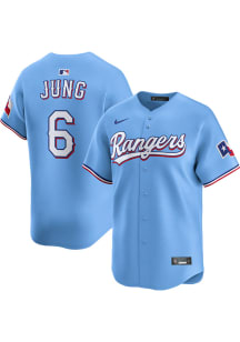 Josh Jung Nike Texas Rangers Mens Light Blue Alt Limited Baseball Jersey