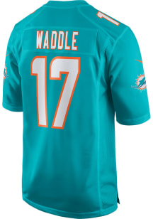 Jaylen Waddle  Nike Miami Dolphins Teal Home Game Football Jersey