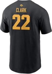Caitlin Clark Iowa Hawkeyes Black Basketball Short Sleeve Player T Shirt