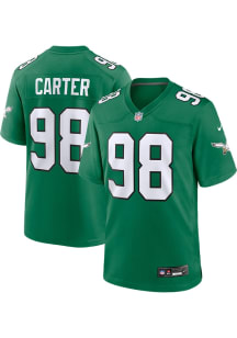 Jalen Carter  Nike Philadelphia Eagles Kelly Green Alt Football Jersey