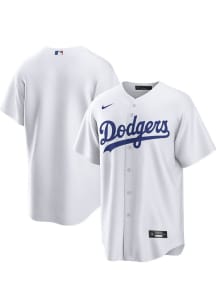 Los Angeles Dodgers Mens Nike Replica Home Jersey - White
