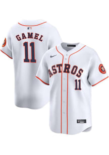 Ben Gamel Nike Houston Astros Mens White Home 2024 Limited Baseball Jersey