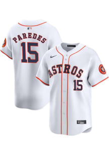 Isaac Paredes Nike Houston Astros Mens White Home 2024 Limited Baseball Jersey