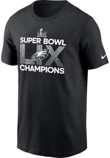 Nike Philadelphia Eagles Black 2024 Super Bowl Champions Supplemental Short Sleeve T Shirt
