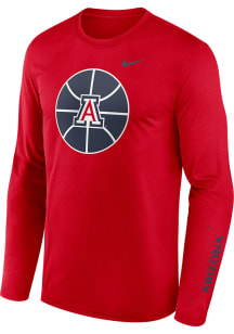 Nike Arizona Wildcats Red DriFIT Legend Long Sleeve T-Shirt