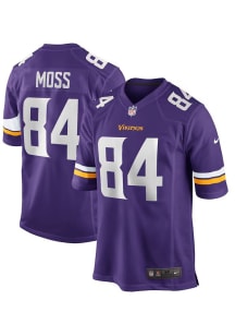 Randy Moss  Nike Minnesota Vikings Purple GAME Football Jersey