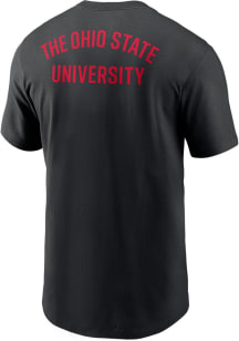 Nike Ohio State Buckeyes Black Legacy 2 Hit Short Sleeve T Shirt