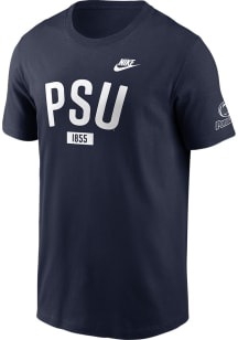 Nike Penn State Nittany Lions Navy Blue Legacy Arch Short Sleeve T Shirt