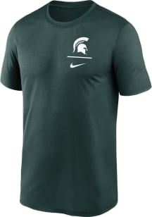 Nike Michigan State Spartans Green LC Logo Short Sleeve T Shirt